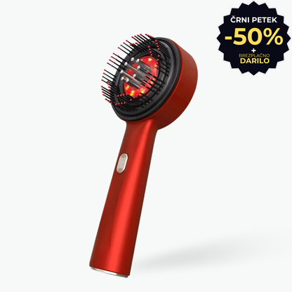 Krtača z rdečo svetlobo